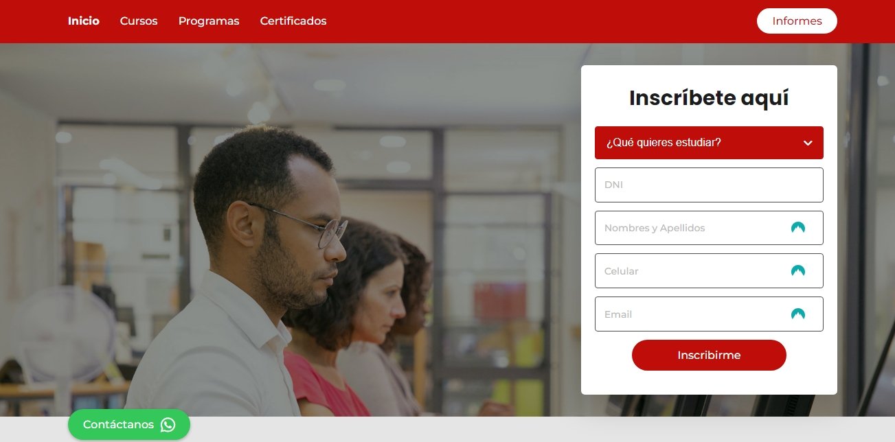 Sitio Web Cursos Rysoft